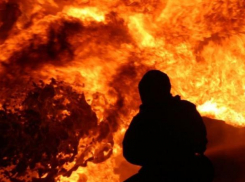 Старый трактор и дача сгорели за ночь под Волжским