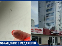 Младенца-астматика травит шашлычка у жилого дома в Волжском: пепел оседает в квартире