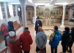 Необычная экскурсия прошла  в храме Патриарха Тихона в Волжском