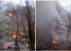 На западе Волгограда в многоэтажке произошел взрыв бытового газа