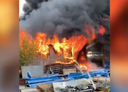 «Тушили всем заводом»: на территории «Волгобаса» загорелся мусор