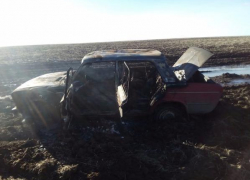 Под Волгоградом пьяный безработный угнал и сжег "шестерку"