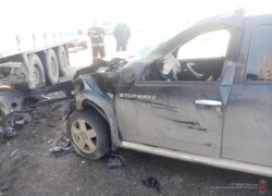 Тройное ДТП на ГЭС: столкнулись грузовик и две «легковушки»