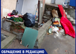 «Ленивые» волжане складируют мусор около дома