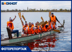В Волжском определили сильнейших гребцов на «драконах»