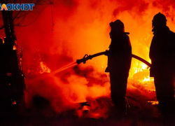 Пожар близ Волжского унес жизнь человека