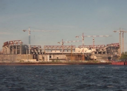 Темпы строительства арены "Победа" в Волгограде растут стремительно 