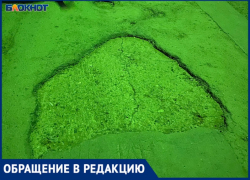 Здесь и колесо можно оставить»: разбитые дороги и огромные ямы в Волжском