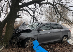 Вылетел на встречку и в кювет: в аварии под Волжским пострадала автоледи