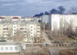 В промзоне Волжского горела неэксплуатируемая техника