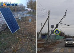 3 часа экстренные службы игнорировали обращение, пока в Волжском не рухнул светофор и солнечная батарея