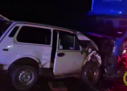 Два человека погибли в лобовом столкновении в Волгоградской области: видео