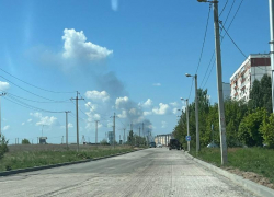 В Среднеахтубинском районе объяснили причину столба черного дыма у Волги