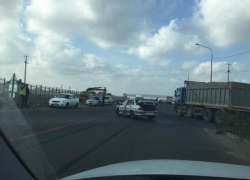 На роковой трассе в Волжском произошло массовое ДТП