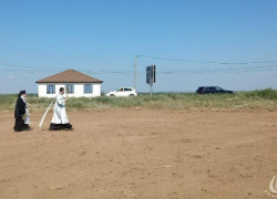 В поселке Киляковка Волго-Ахтубинского благочиния состоялось освящение места под строительство храма