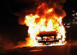 В Волгоградской области за сутки сгорели три авто 