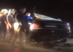 Появилось видео смертельной аварии на новом мосту через Ахтубу