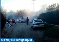 Пожарные приехали через полчаса, огонь перекинулся на дерево, - волжанка