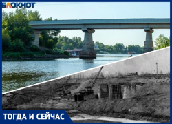В Волжском возводят мост через реку Ахтубу: историческое фото