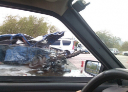 Лобовое столкновение в Волжском: есть пострадавшие 