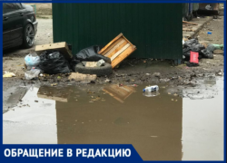 В Волжском «нормы» превратили дворы в болото и «свинарник»