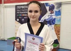 Тхэквондистка из Волжского Ирина Пичугина принесла единственную медаль для региона на первенстве ЮФО