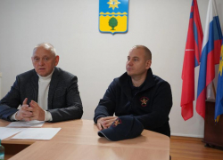 Участник СВО стажируется у главы Волжского