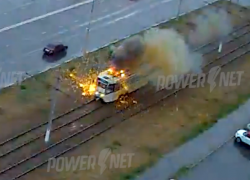 В Волжском загорелся трамвай с пассажирами 