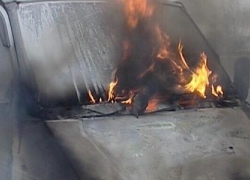 Ночью в Волжском сгорела ГАЗель