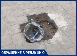 «Можно и нос разбить», - волжанка о разбитой плитке на остановке у ТРК