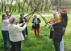 В Волжском будут развивать скандинавскую ходьбу
