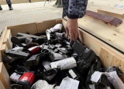 В Волгоградской области началась утилизация добровольно сданного оружия
