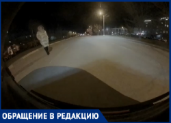 «Налицо умысел»: в Волжском засняли опасное поведение пешехода на дороге