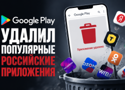 Google Play удалил популярные российские приложения