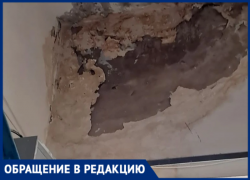 «Может произойти обрушение»: волжане боятся выходить из подъезда из-за гниющих от протечки крыши стен