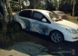 Автоледи чуть не убилась, нарушив ПДД в Волжском