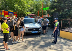 ГАИ и ПДН провели для детей урок безопасности: от правил перехода до знакомства с машиной ДПС