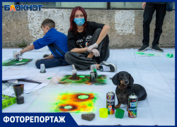 В Волжском прошел уникальный мастер-класс по граффити для молодежи