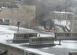 "Окушка" пылала на улице Волжского