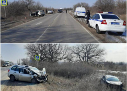 3 человека попали в больницу после жуткого ДТП на трассе под Волжским