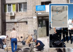 В Волжском после обращения в сети экстренно отремонтировали пандус для ветерана СВО