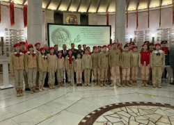 Юнармейцы Волжского стали свидетелями создания музея СВО в Волгограде