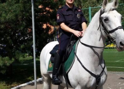 Волжанин порвал форменные брюки полицейскому-кавалеристу