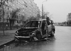 В поселке Киляковка горела иномарка