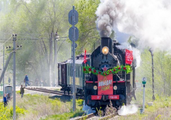 Волжане первыми встретят ретро-проезд "Воинский эшелон"