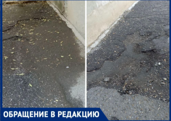 В Волжском жители рискуют здоровьем, пробираясь к своим подъездам