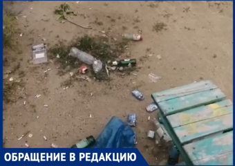 Любители выпить превратили двор в свалку: волжане показали последствия на видео