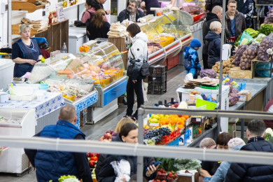 Овощи, фрукты, мясо, рыба, и  многое другое в ТК «Якорь» - 