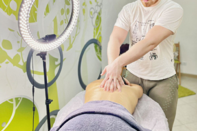 Массаж в фитнес-студии "Апельсин-134"