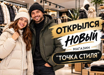 «Точка Стиля» открылась в Волжском!  Обновляем гардероб за полцены
